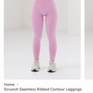 Lazuli Label Scrunch Seamless Ribbed Contour Leggings size S